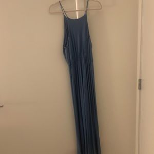 Blue maxi dress